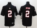 Men's Atlanta Falcons Matt Ryan #2 Black Game Jerseys
