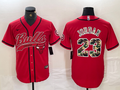 Men's Chicago Bulls Michael Jordan #23 Red Replica Player Jersey
