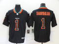 Men's Miami Dolphins Tua Tagovailoa #1 Black Game Jerseys