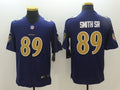 Men's Baltimore Ravens Steve Smith Sr #89 Purple Game Player Jerseys