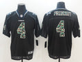 Men's Dallas Cowboys #4 Dak Prescott Black Authentic Game Jerseys