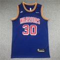 Men's Golden State Warriors Stephen Curry #30 Blue 2022 City Edition Jerseys