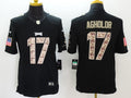 Men's Philadelphia Eagles Nelson Agholor #17 Black Game Player Jerseys