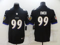 Men's Baltimore Ravens Odafe Oweh #99 Black Game Jerseys