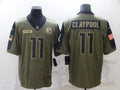 Men's Pittsburgh Steelers Chase Claypool #11 Brown Game Jerseys