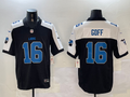 Men's Detroit Lions Jared Goff #16 Black Alternate Game Jerseys