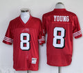 Men's San Francisco 49ers Steve Young Mitchell & Ness Scarlet Legacy Replica Player Jerseys