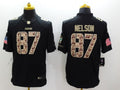 Men's Green Bay Packers Jordy Nelson #87 Black Game Jerseys