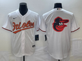 Men's Baltimore Orioles White Home Replica Player Jerseys