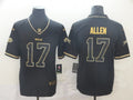 Men's Buffalo Bills Josh Allen #17 Black Alternate Player Game Jerseys