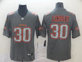 Men's Denver Broncos Phillip Lindsay #30 Gray Game Jerseys