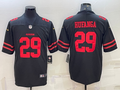 Men's San Francisco 49ers Talanoa Hufanga #29 Black Game Jerseys