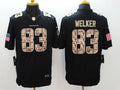 Men's Denver Broncos Wes Welker #83 Black Game Player Jerseys