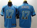 Men's Los Angeles Chargers Philip Rivers #17 Blue Game Player Jerseys