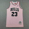 Men's Chicago Bulls Michael Jordan #23 Pink 1997/98 Hardwood Classics Swingman Jerseys