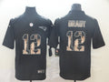 Men's New England Patriots Tom Brady #12 Black Player Game Jerseys