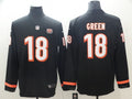 Men's Cincinnati Bengals A.J. Green #18 Black Player Game Jerseys