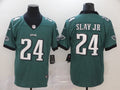 Men's Philadelphia Eagles Darius Slay Jr. #24 Midnight Green Game Jerseys