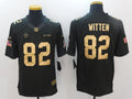 Men's Dallas Cowboys Jason Witten #82 Black Game Player Jerseys