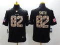 Men's Baltimore Ravens Torrey Smith #82 Black Game Player Jerseys