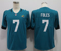 Men's Jacksonville Jaguars Nick Foles #7 Teal Game Jerseys