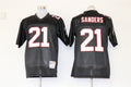 Men's Atlanta Falcons Deion Sanders Mitchell & Ness Black Legacy Replica Jerseys