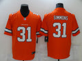 Men's Denver Broncos Justin Simmons #31 Orange Game Player Jerseys
