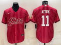 Men's San Francisco 49ers Brandon Aiyuk #11 Red Player Jerseys Joint Edition