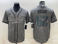 Men's Philadelphia Eagles Jason Kelce #62 Gray Player Jerseys Joint Edition