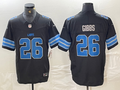 Men's Detroit Lions Jahmyr Gibbs #26 Black Vapor F.U.S.E. Limited Jerseys