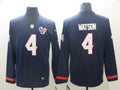 Men's Houston Texans Deshaun Watson #4 Navy Alternate Game Jerseys