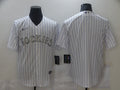 Men's Colorado Rockies White Home Blank Replica Jerseys