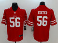 Men's San Francisco 49ers Ruben Foster #56 Red Game Player Jerseys