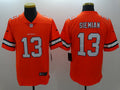 Men's Denver Broncos Trevor Siemian #13 Orange Game Player Jerseys