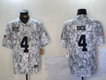 Men's Kansas City Chiefs Rashee Rice #4 Arctic Camo 2024 Salute to Service Limited Jerseys