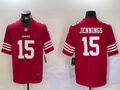 Men's San Francisco 49ers Jauan Jennings #15 Scarlet Game Jerseys