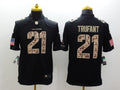 Men's Atlanta Falcons Desmond Trufant #21 Black Game Player Jerseys