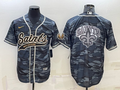 Men's New Orleans Saints Grey Camouflage Game Jerseys