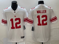 Men's New York Giants Darren Waller #12 White Away Game Jerseys